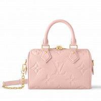Louis Vuitton Speedy Bandouliere 20 Bag in Monogram Empreinte Leather M47136 Louis Vuitton Speedy Bandouliere 20 Bag in Monogram Empreinte Leather M47136