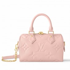Louis Vuitton Speedy Bandouliere 20 Bag in Monogram Empreinte Leather M47136