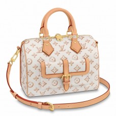 Louis Vuitton Speedy Bandouliere 25 Bag In Beige Monogram Canvas M20919