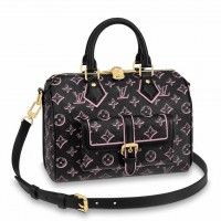 Louis Vuitton Speedy Bandouliere 25 Bag In Black Monogram Canvas M20852 Louis Vuitton Speedy Bandouliere 25 Bag In Black Monogram Canvas M20852