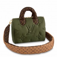 Louis Vuitton Speedy Bandouliere 25 Bag In Green Recycled Nylon M59009 Louis Vuitton Speedy Bandouliere 25 Bag In Green Recycled Nylon M59009