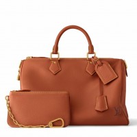 Louis Vuitton Speedy P9 Bandouliere 40 Bag in Grained Leather M12672