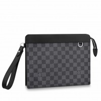 Louis Vuitton Standing Pouch In Damier Graphite Canvas N64612 Louis Vuitton Standing Pouch In Damier Graphite Canvas N64612