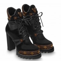 Louis Vuitton Star Trail Ankle Boot in Suede Leather and Mesh Louis Vuitton Star Trail Ankle Boot in Suede Leather and Mesh