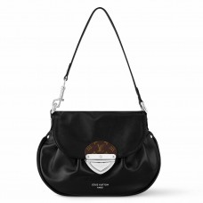 Louis Vuitton Sunset Vibe Bag in Black Lambskin Leather Louis Vuitton Sunset Vibe Bag in Black Lambskin Leather