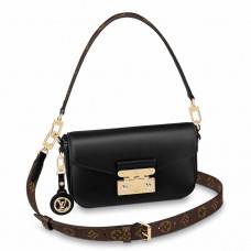 Louis Vuitton Swing Bag In Black Calfskin M20393 Louis Vuitton Swing Bag In Black Calfskin M20393
