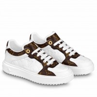 Louis Vuitton Time Out Sneakers in Monogram Canvas with Leather Louis Vuitton Time Out Sneakers in Monogram Canvas with Leather