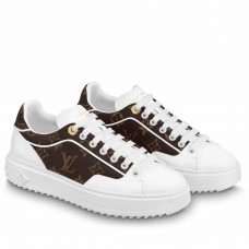 Louis Vuitton Time Out Sneakers in Monogram Nylon with Leather
