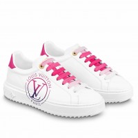 Louis Vuitton Time Out Sneakers with Fuchsia Printed Louis Vuitton Time Out Sneakers with Fuchsia Printed