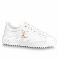 Louis Vuitton Time Out Sneakers with Gold-glitter Signature