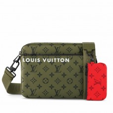 Louis Vuitton Trio Messenger Bag in Green Monogram Canvas M23783