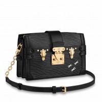Louis Vuitton Trunk Clutch In Black Epi Leather M53052 Louis Vuitton Trunk Clutch In Black Epi Leather M53052