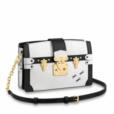Louis Vuitton Trunk Clutch In White Epi Leather M52151 Louis Vuitton Trunk Clutch In White Epi Leather M52151