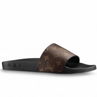 Louis Vuitton Waterfront Mules In Monogram Canvas Louis Vuitton Waterfront Mules In Monogram Canvas