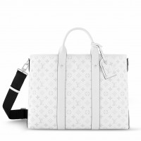 Louis Vuitton Weekend Tote NM In White Monogram Canvas M30919