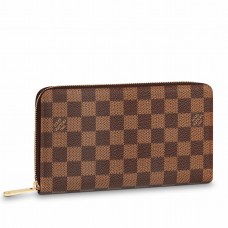 Louis Vuitton Zippy Organizer In Damier Ebene Canvas N63502