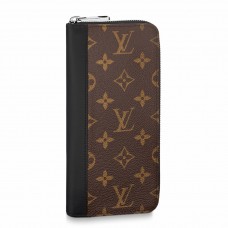 Louis Vuitton Zippy Vertical Wallet In Monogram Macassar Canvas M60109 Louis Vuitton Zippy Vertical Wallet In Monogram Macassar Canvas M60109