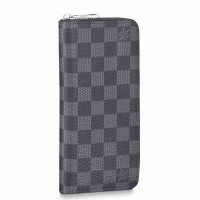 Louis Vuitton Zippy Wallet Vertical In Damier Graphite Canvas N63095 Louis Vuitton Zippy Wallet Vertical In Damier Graphite Canvas N63095