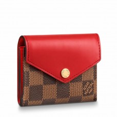 Louis Vuitton Zoe Wallet In Damier Ebene Canvas N60166 Louis Vuitton Zoe Wallet In Damier Ebene Canvas N60166