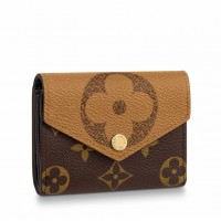 Louis Vuitton Zoe Wallet In Monogram Reverse Canvas M80725 Louis Vuitton Zoe Wallet In Monogram Reverse Canvas M80725