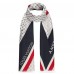 Louis Vuitton White Latitude Stole M70494