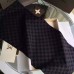 Louis Vuitton Petit Damier Graphite Scarf NM M74200