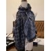 Gucci GG Jacquard Pattern Knitted Scarf Black/Grey