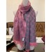 Gucci Graphite With Pink GG Wool Scarf