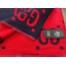 Gucci Blue/Red GG Jacquard Wool Silk Scarf