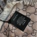 Gucci Grey GG Jacquard Shawl With Lame Details