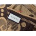 Gucci Beige/Brown GG Wool Lame Jacquard Scarf