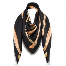 Louis Vuitton Black Monogram Confidential Shawl M78696