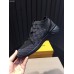 Louis Vuitton Black Fastlane Sneakers Damier Knit