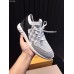 Louis Vuitton White Fastlane Sneakers Damier Knit