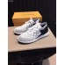 Louis Vuitton White Fastlane Sneakers Damier Knit