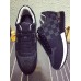 Louis Vuitton Men Black Run Away Sneaker Damier