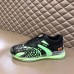 Gucci Men's Ultrapace Sneakers In Green Knit Fabric