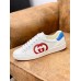 Gucci Men's White Ace Sneaker With Red Interlocking G