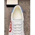 Gucci Men's White Ace Sneaker With Red Interlocking G