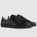 Gucci Men's Black Ace GG Embossed Sneakers