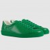 Gucci Men's Green Ace GG Embossed Sneakers