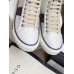 Gucci Men's Tennis 1977 High Top Sneakers In White GG Fabric