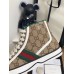 Gucci Men's Tennis 1977 High Top Sneakers In GG Canvas