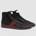 Gucci Men's Tennis 1977 Off The Grid High Top Black Sneakers