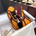 Gucci Men's Tennis 1977 Off The Grid High Top Orange Sneakers