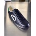 Gucci Men's Black Ace Sneakers With Interlocking G