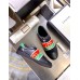 Gucci Men's Black Ace Sneakers With Elastic Web