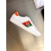 Gucci Men's White Ace Sneakers With Web Interlocking G
