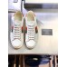 Gucci Men's White Ace Sneakers With Web Interlocking G