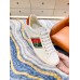 Gucci Men's White Ace Sneakers With Web Interlocking G